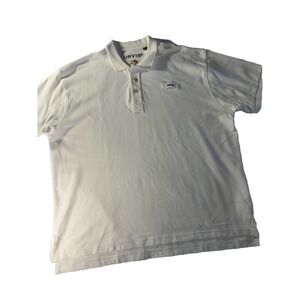 Orvis White Polo Shirt Mens XXL Short Sleeve Cotton Classic Fit
